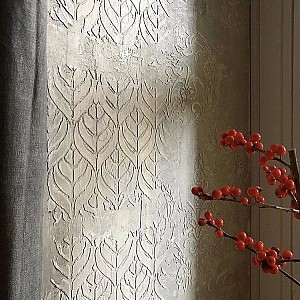 Трафарет - Липа без шва - Фотография интерьере 3