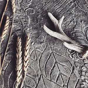 Трафарет - Липа без шва - Фотография интерьере 12