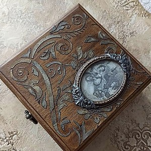 Мастер-класс - Шкатулочка-книга с секретом - Фотография интерьере 5