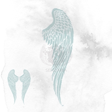 Трафарет - Серафим крыло Трафарет - Серафим крыло