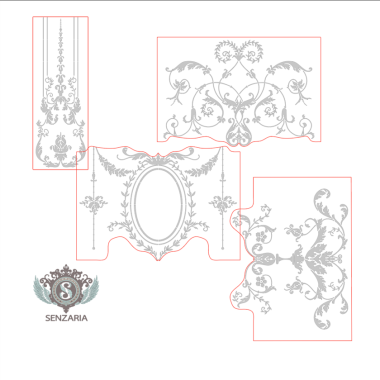 Трафарет - Версаль Трафарет - Версаль