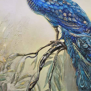 Мастер-класс - Многослойное панно Павлин Мастер-класс - Многослойное панно Павлин